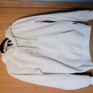 Adidas sherpa fleece hoodie